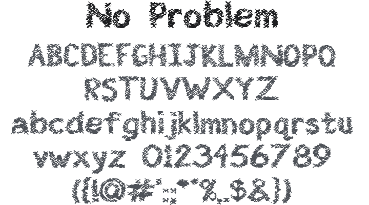 No Problem Font