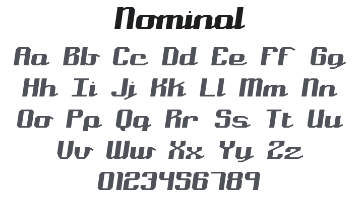 Nominal Font