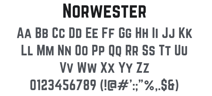Norwester Font