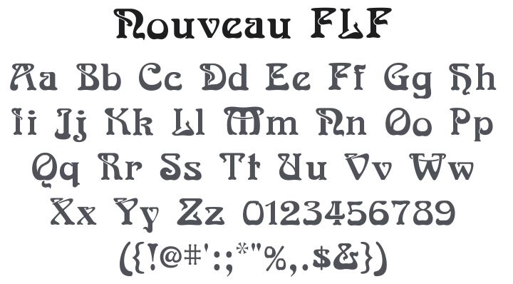 Nouveau FLF Font