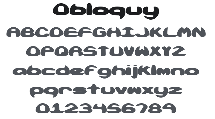 Obloquy Font Family