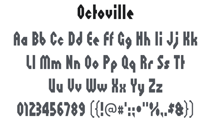 Octoville Font