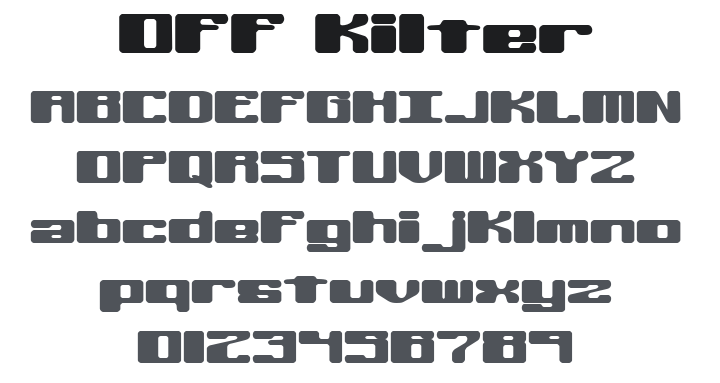 Off Kilter Font Family