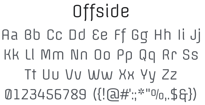 Offside Font