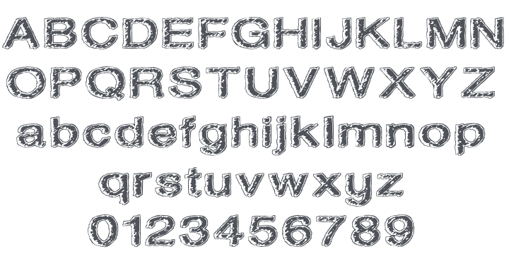 Oil On The Water Font