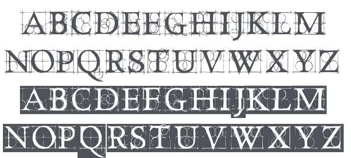 Old Constructed Caps Font