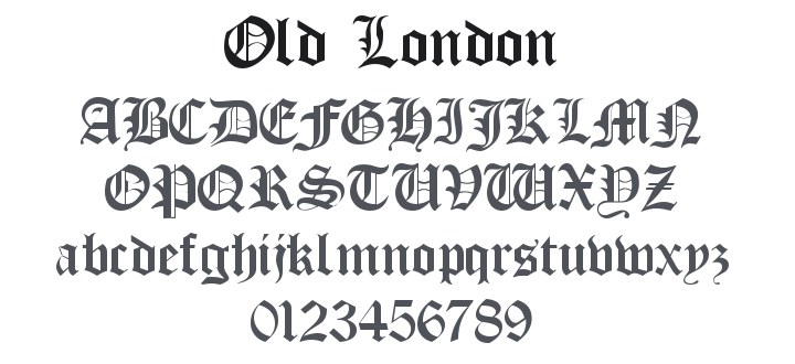 Old London Font Family