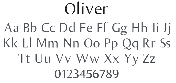 Oliver Font Family