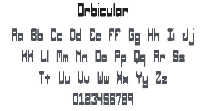 Orbicular Font