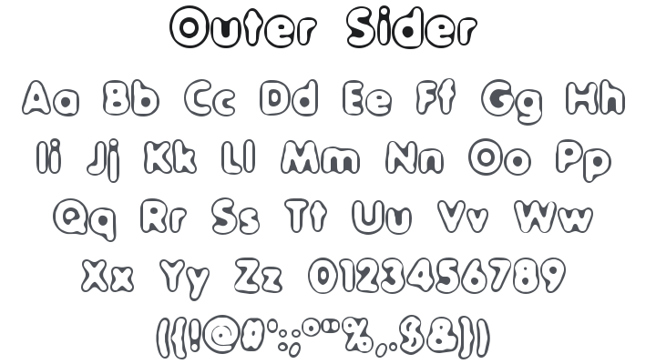 Outer Sider Font