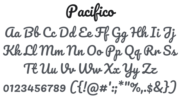Pacifico Font