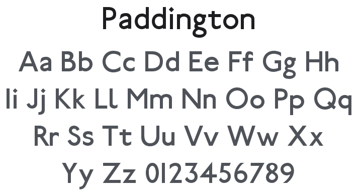Paddington Font Family