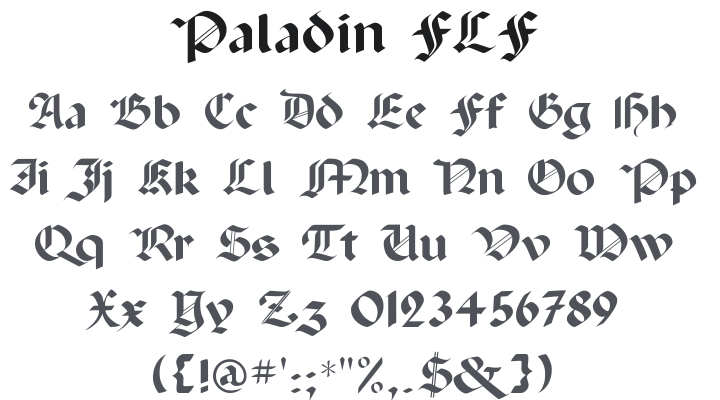 Paladin FLF Font