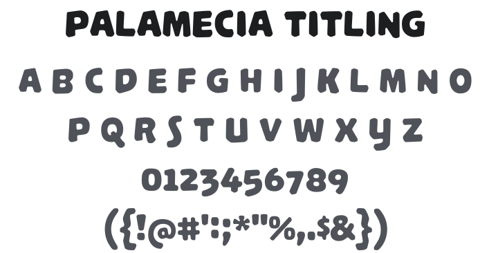Palamecia Titling Font