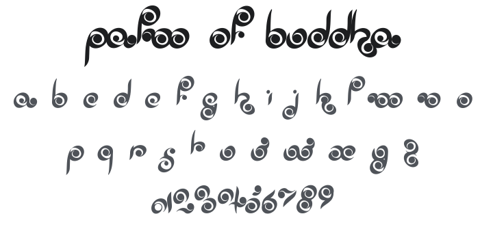 Palm of Buddha Font