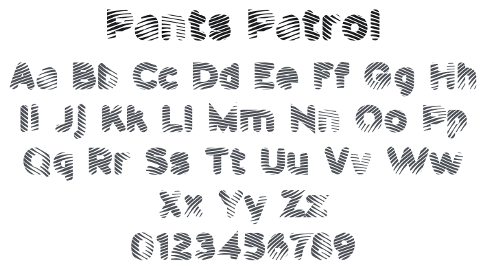 Pants Patrol Font