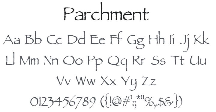 Parchment MF Font