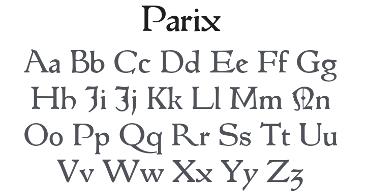 Parix Font