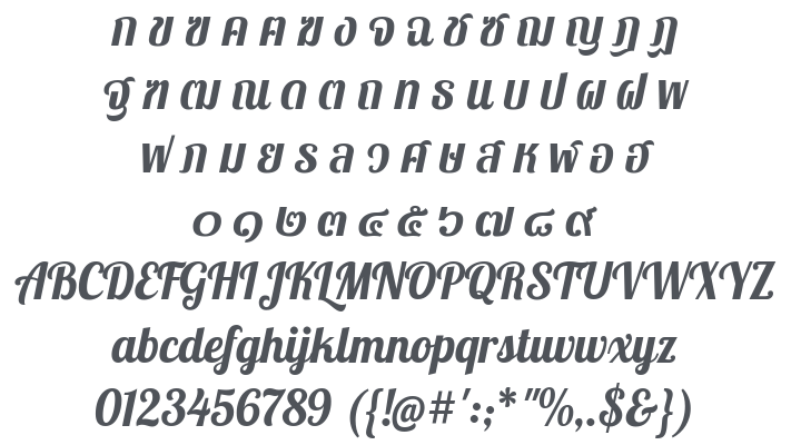 Pattaya Font