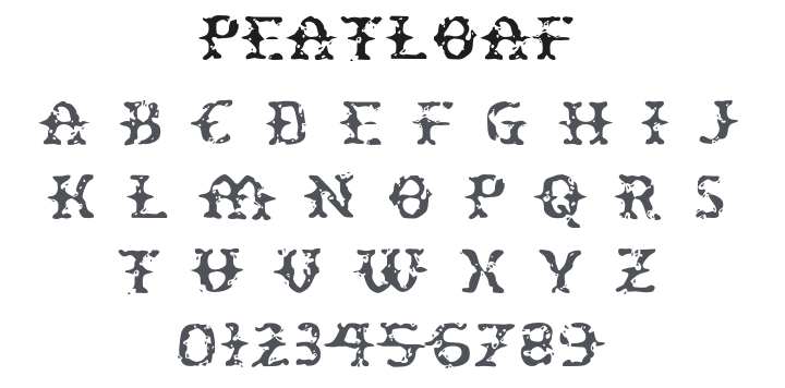 Peatloaf Font