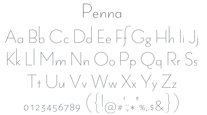 Penna Font