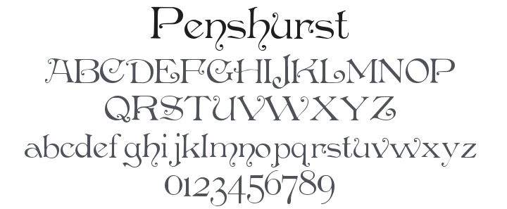 Penshurst Font Family