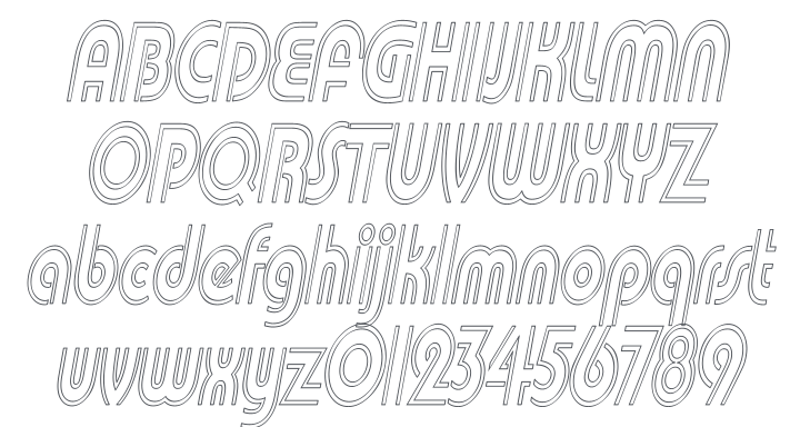 Pi in the SciFi Font