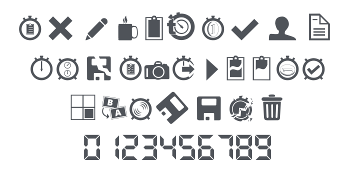 Pilcrow Icons Font