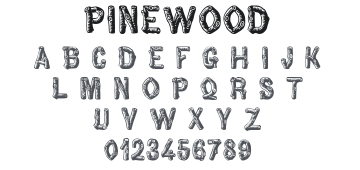 Pinewood Font