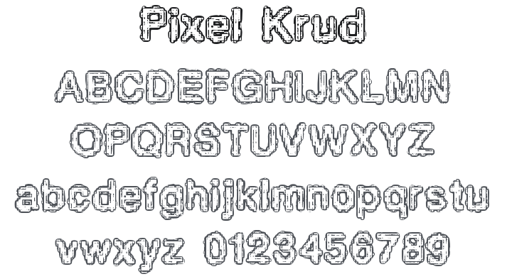 Pixel Krud Font