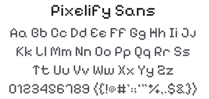 Pixelify Sans Font Family