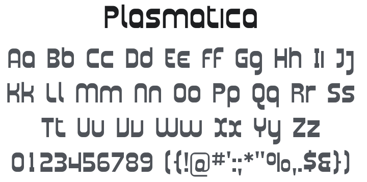 Plasmatica Font Family