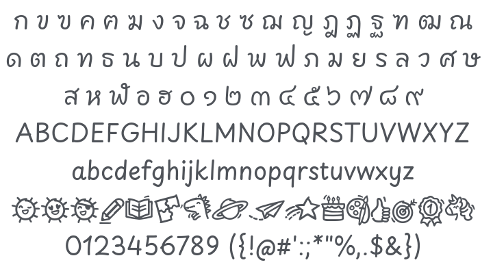 Playpen Sans Thai Font Family