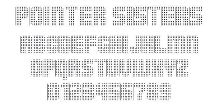 Pointer Sisters Font Family
