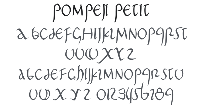 Pompeji Petit Font