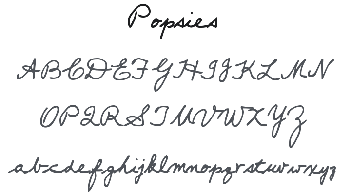 Popsies Font