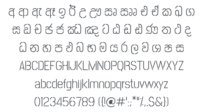 Post No Bills Colombo Font Family