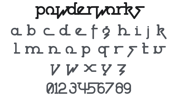Powderworks Font