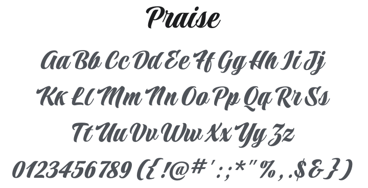 Praise Font