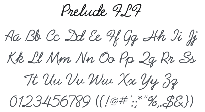 Prelude FLF Font Family