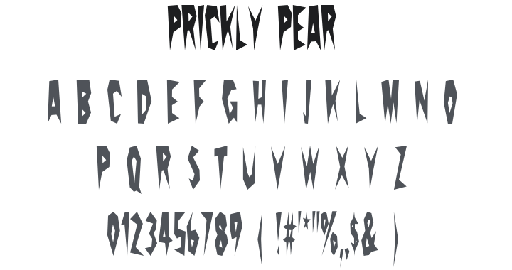Prickly Pear Font