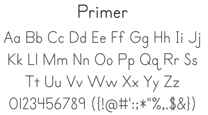 Primer Font Family