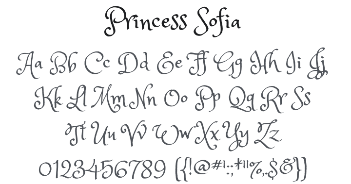 Princess Sofia Font