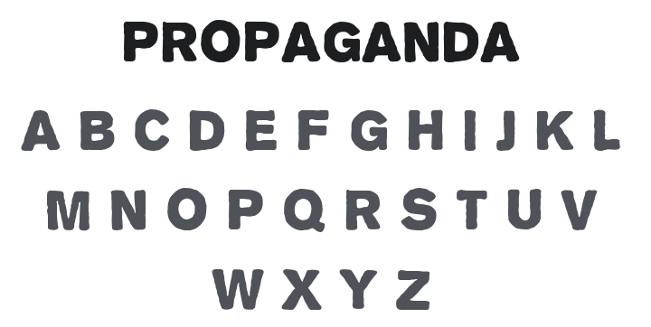 Propaganda Font