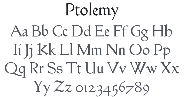 Ptolemy Font