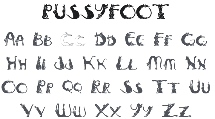 Pussyfoot Font