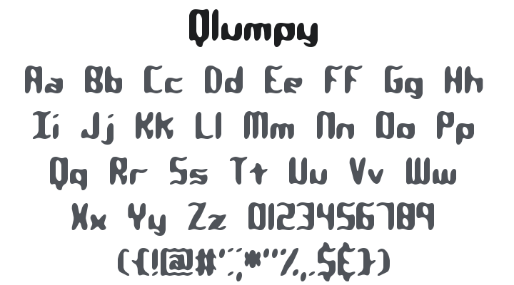 Qlumpy Font Family