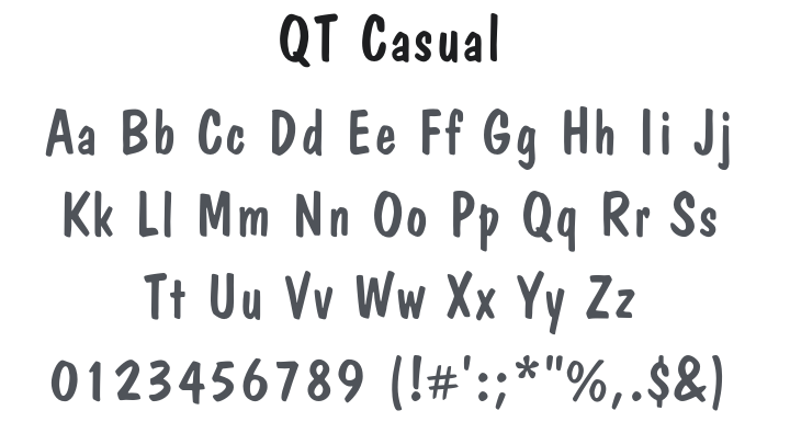 QT Casual Font