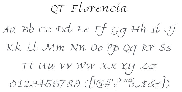 QT Florencia Font