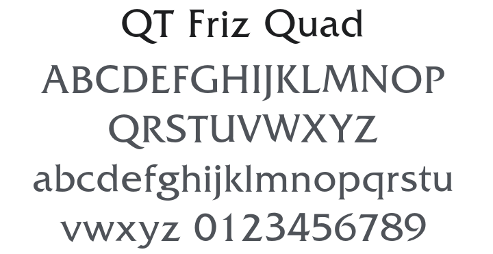 QT Friz Quad Font Family